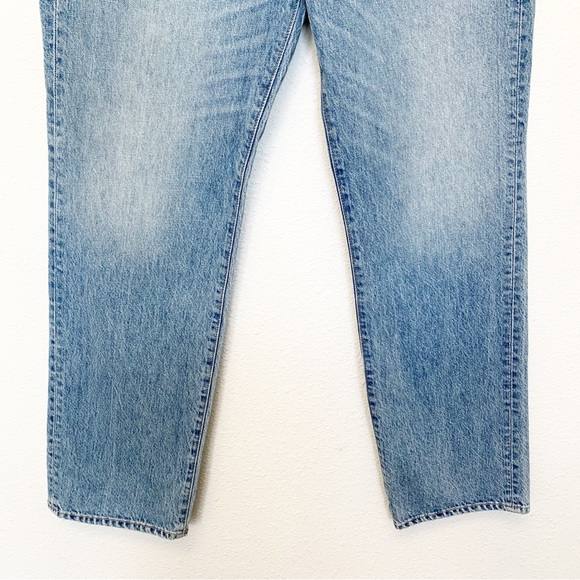 SLVRLAKE London Jeans High Rise Light Wash Wide Straight Leg SIZE 30 - Picture 3 of 8